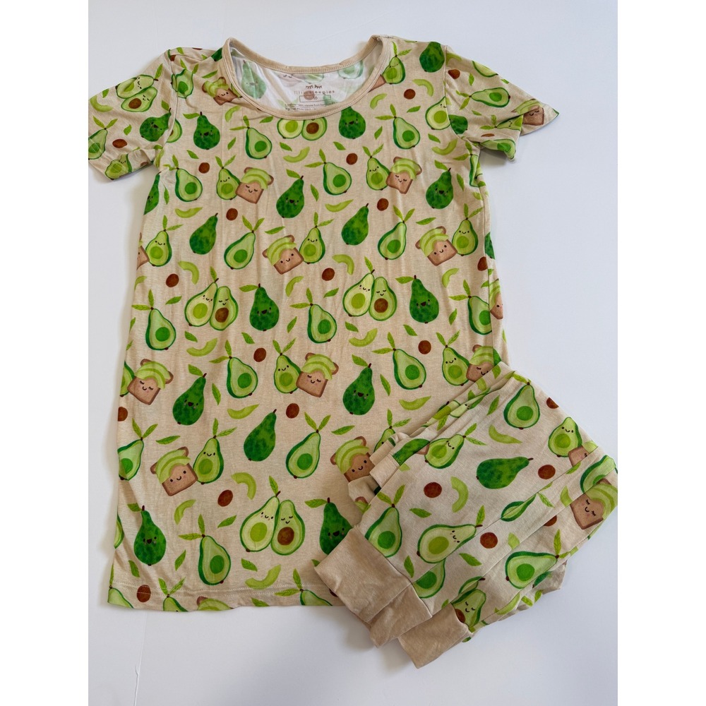 Little Sleepies Avocado Toast Bamboo Pajama Set 16